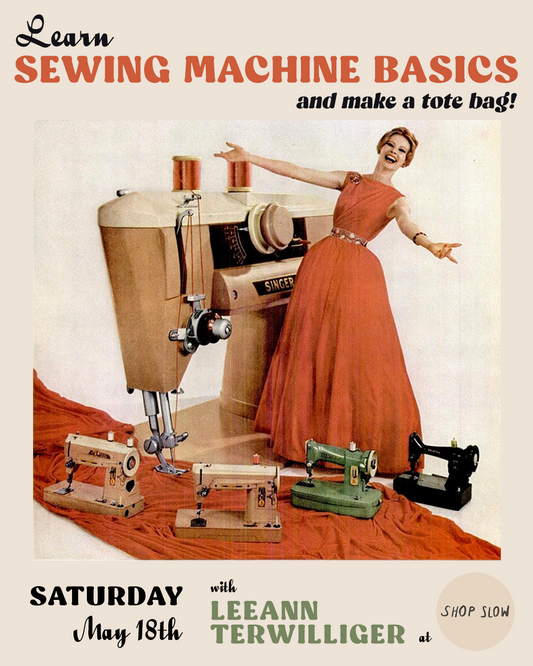 May 18th | Sewing Machine Basics